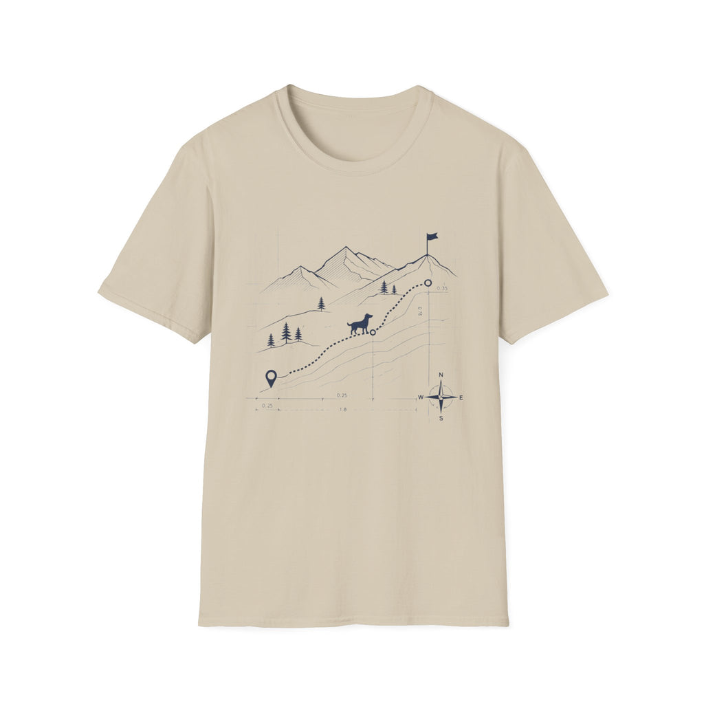 Trail Blueprint Dog T-Shirt
