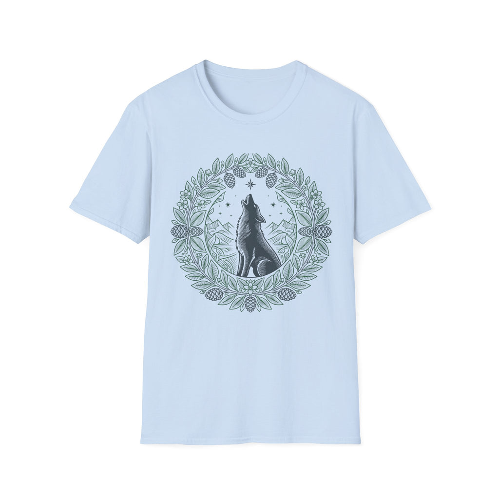 Moonlit Wreath Dog T-Shirt