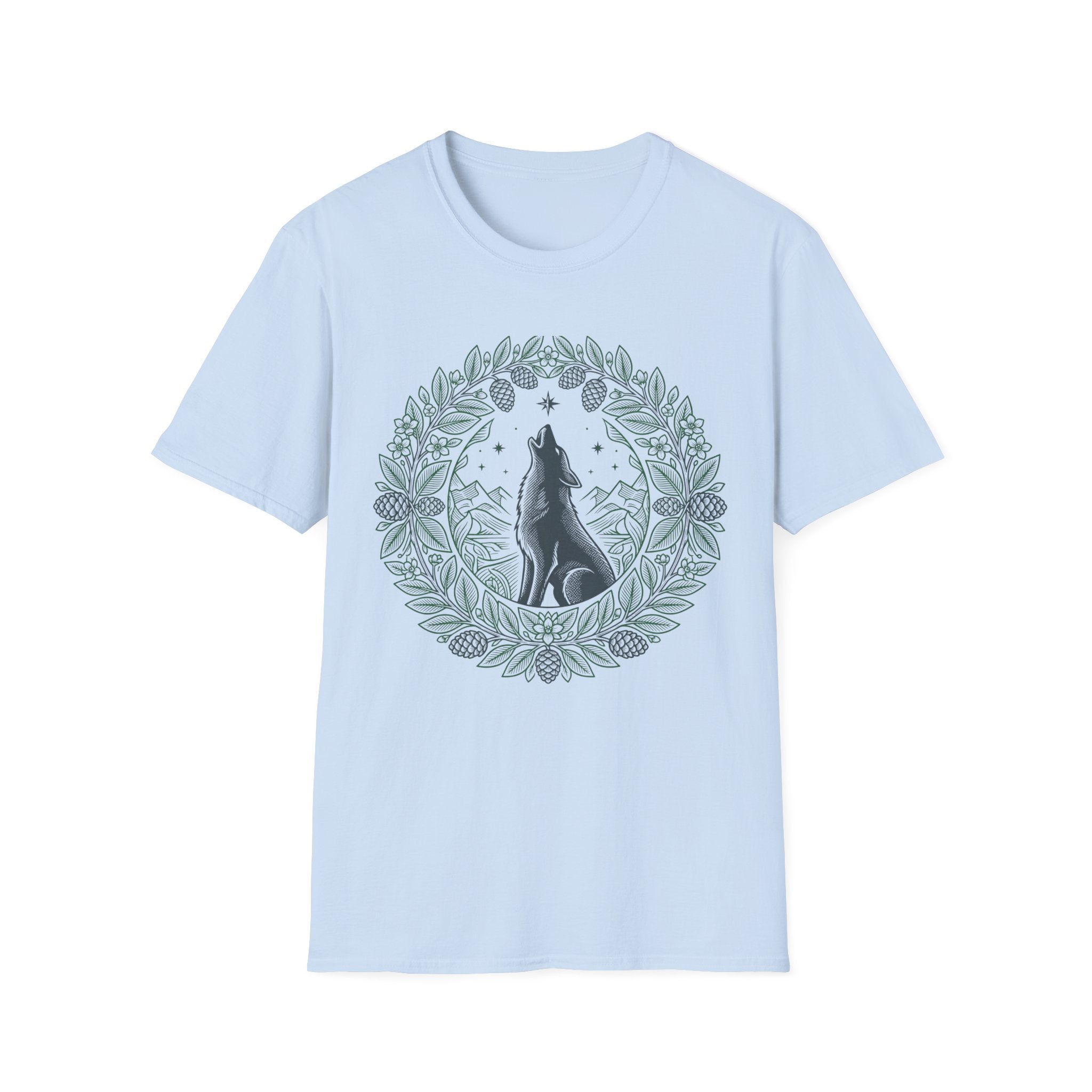 Moonlit Wreath Dog T-Shirt