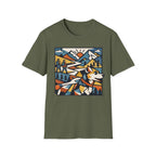 Geometric Mountain Dog T-Shirt