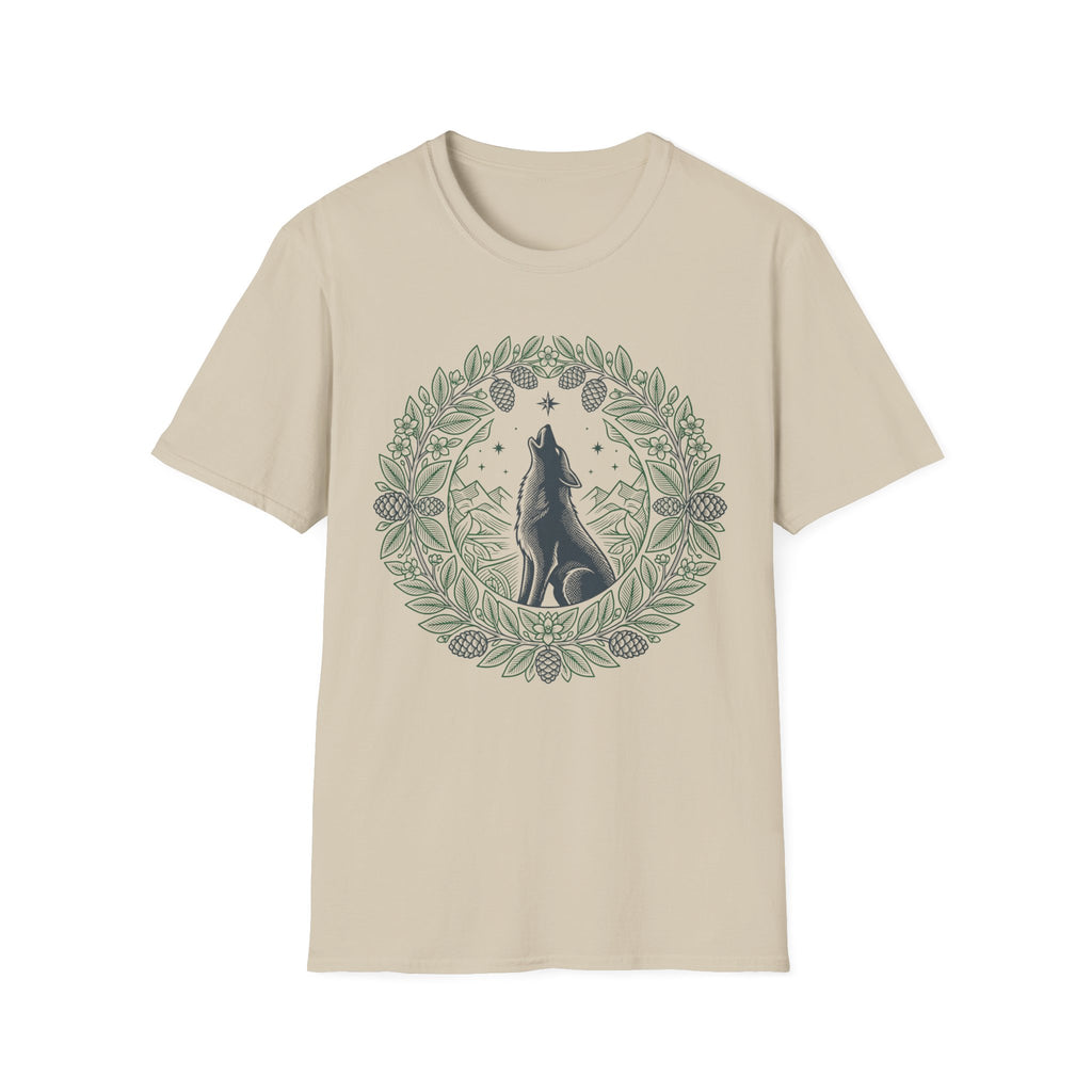 Moonlit Wreath Dog T-Shirt