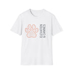 Topographic Paw Print T-Shirt