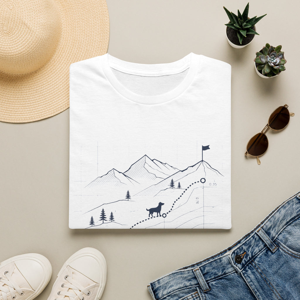 Trail Blueprint Dog T-Shirt