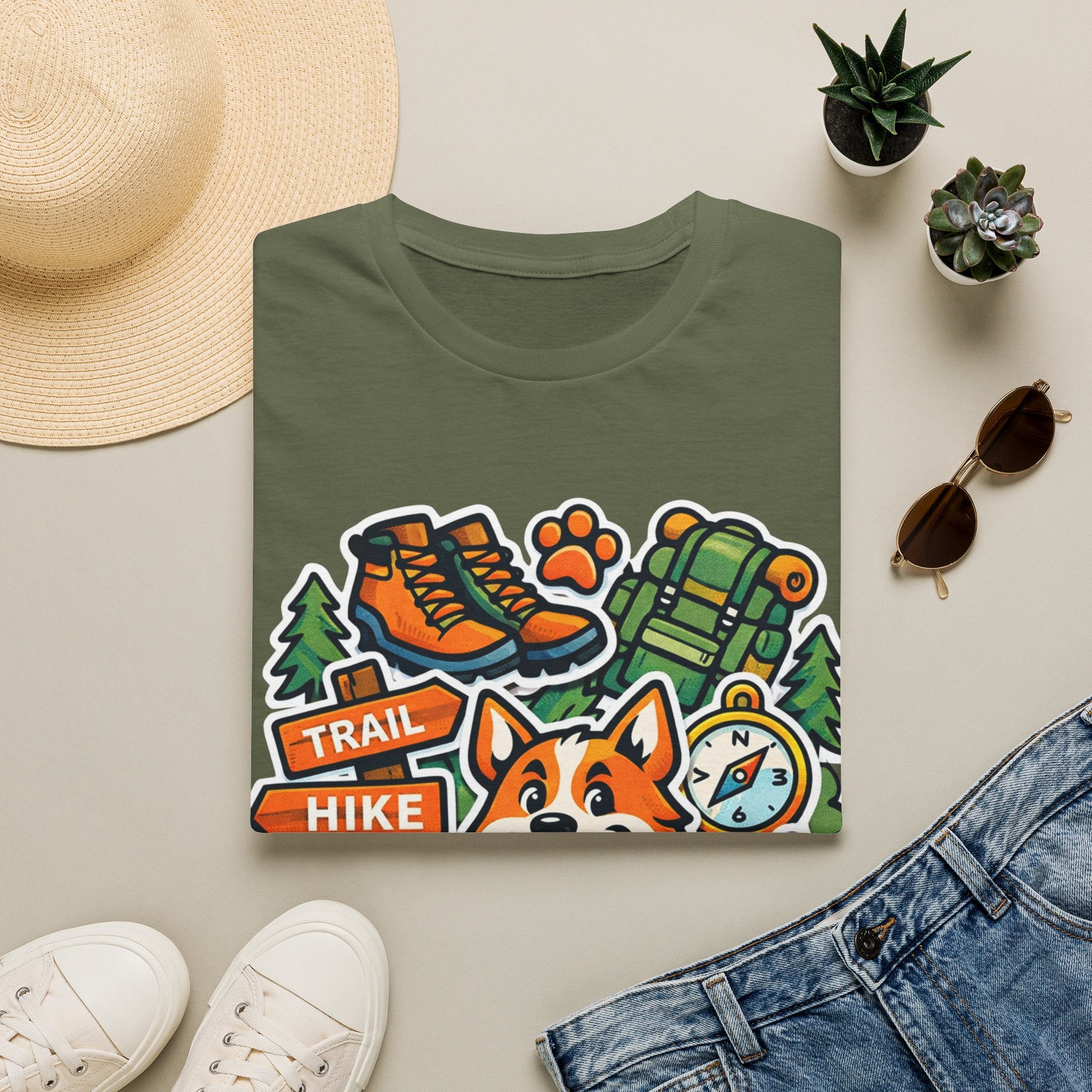 Trail Hike Dog T-Shirt