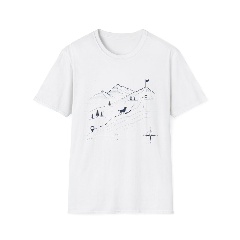 Trail Blueprint Dog T-Shirt
