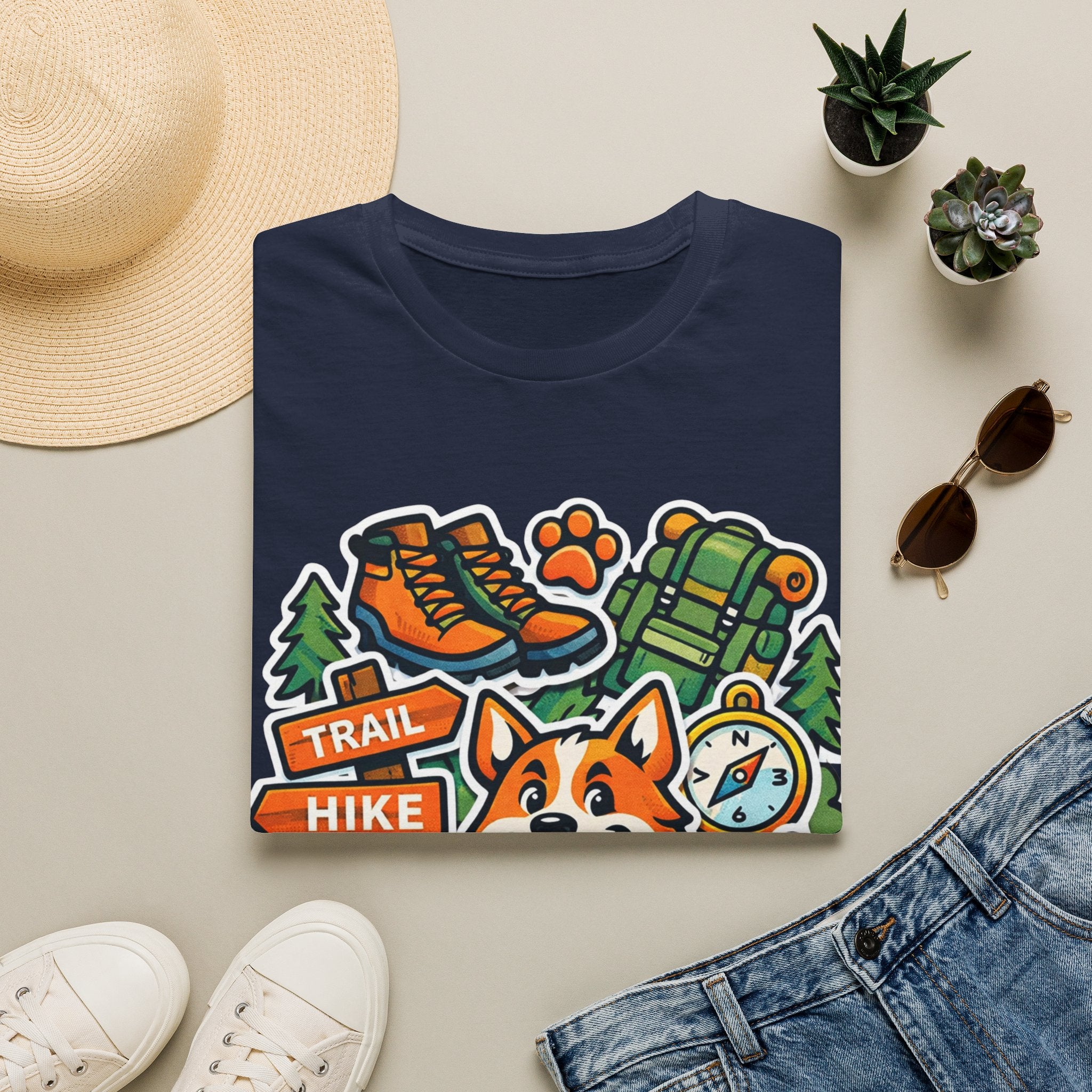 Trail Hike Dog T-Shirt