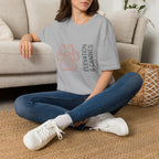 Topographic Paw Print T-Shirt