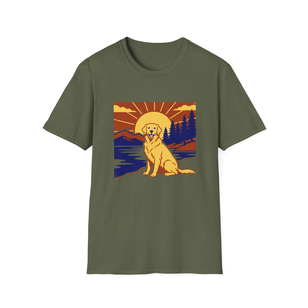 Sunset Mountain Retriever T-Shirt