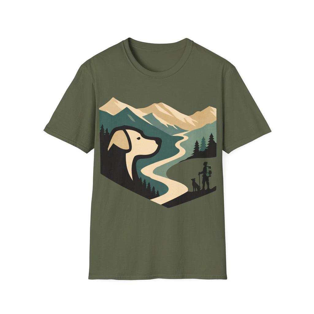 Minimalistic Dog Man Trail