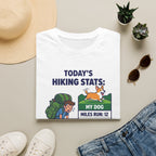 Hiking Stats Dog T-Shirt