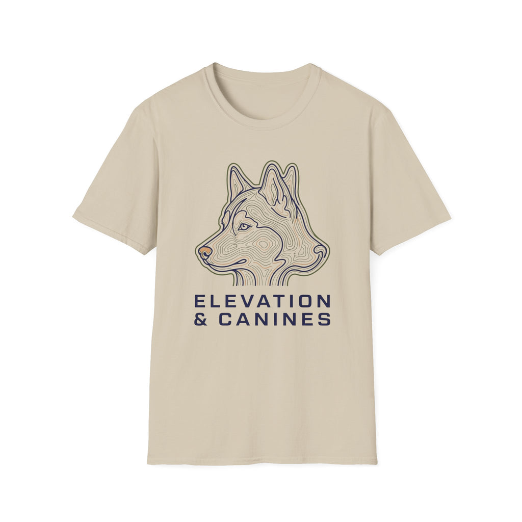 Topographic Dog Head T-Shirt