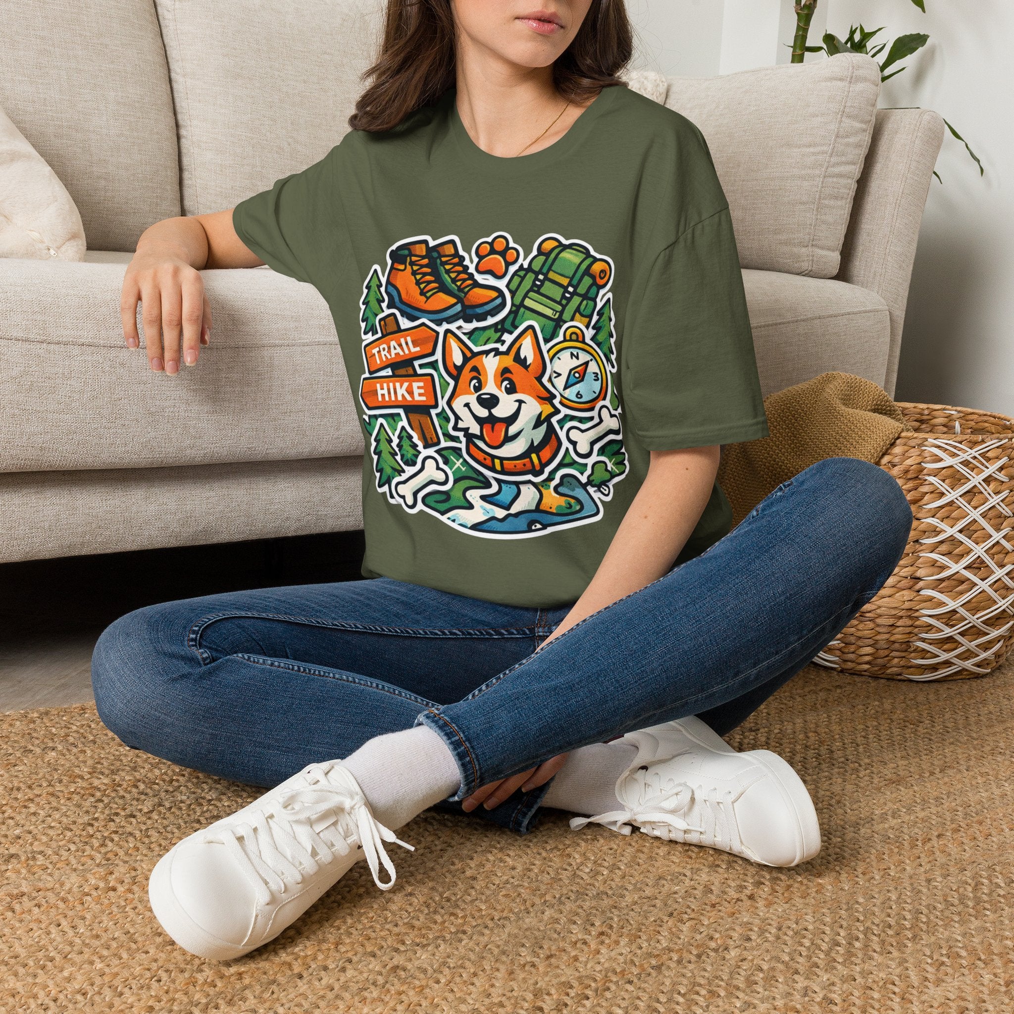 Trail Hike Dog T-Shirt