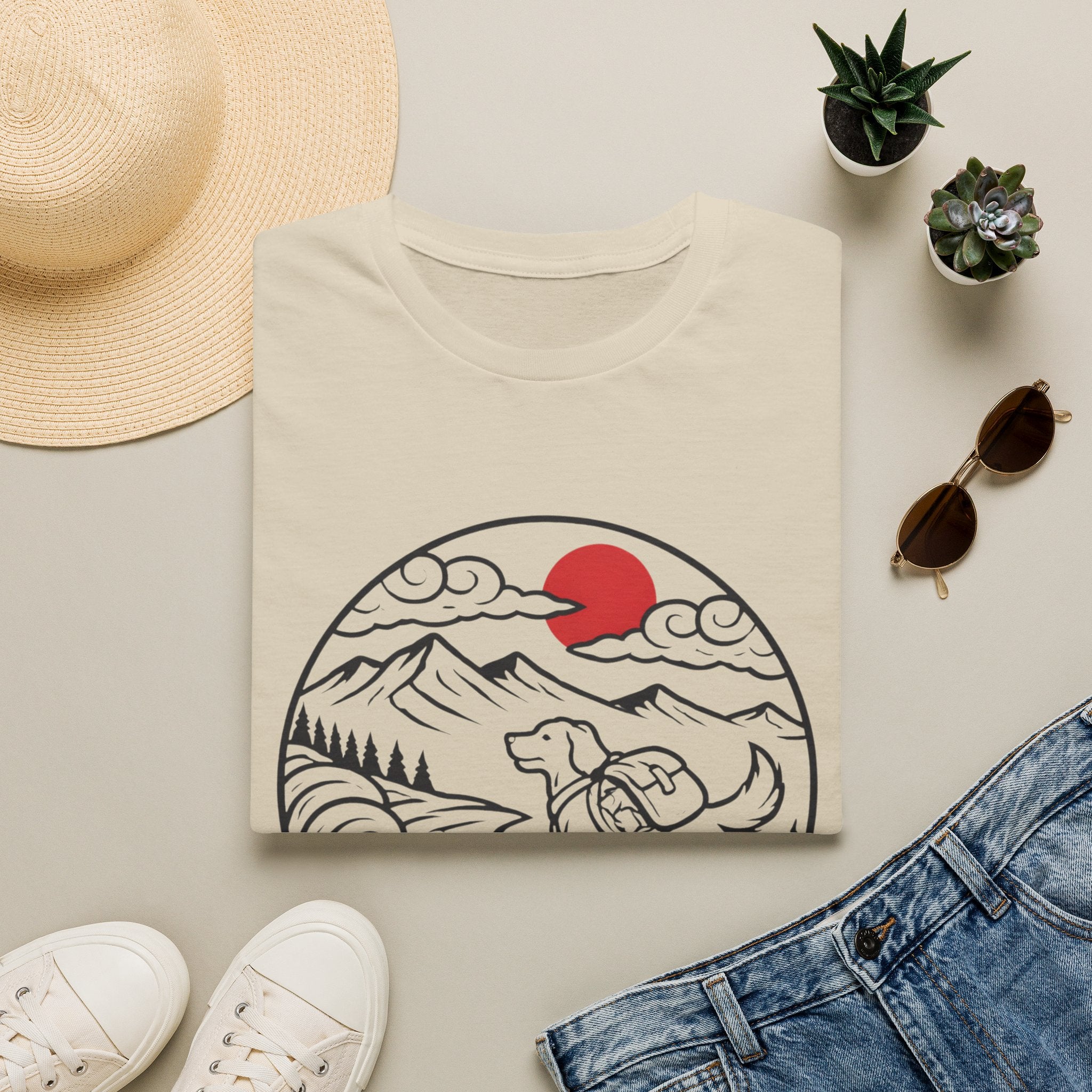 Moonlit Trail Dog T-Shirt
