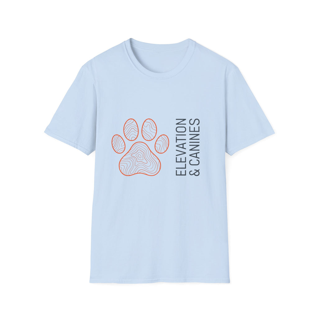 Topographic Paw Print T-Shirt