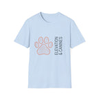 Topographic Paw Print T-Shirt