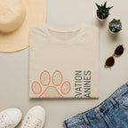 Topographic Paw Print T-Shirt