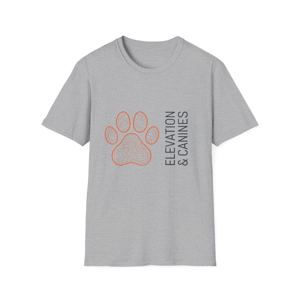 Topographic Paw Print T-Shirt
