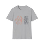 Topographic Paw Print T-Shirt
