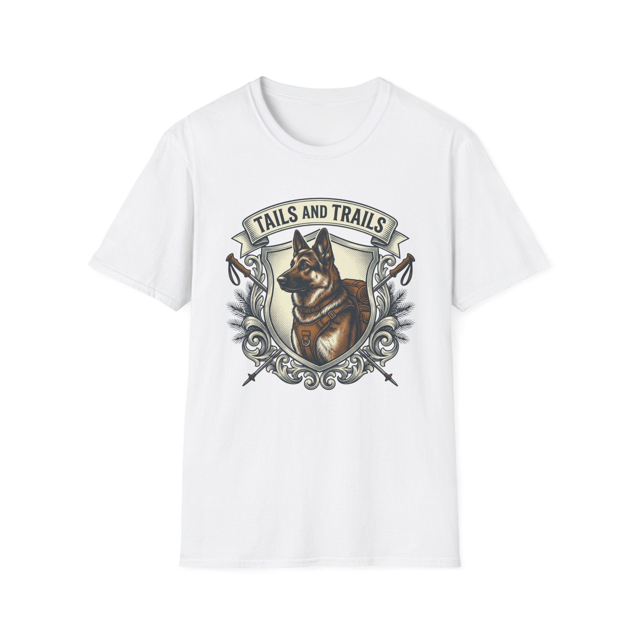 Tails and Trails Heraldic T-Shirt