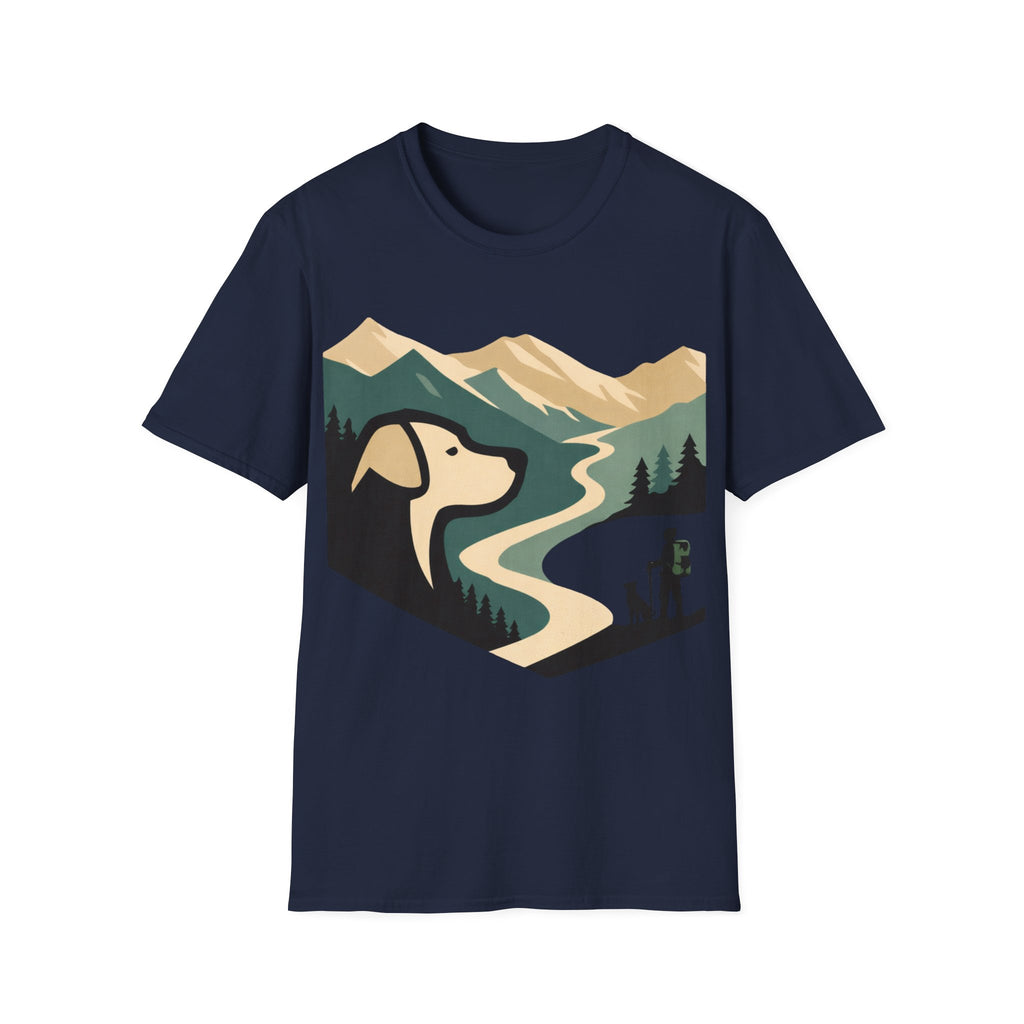 Minimalistic Dog Man Trail