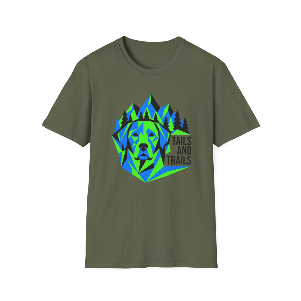 Abstract Geometric Dog T-Shirt