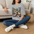 Geometric Mountain Dog T-Shirt