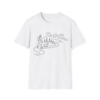 Hiker and Dog Mountain Path T-Shirt