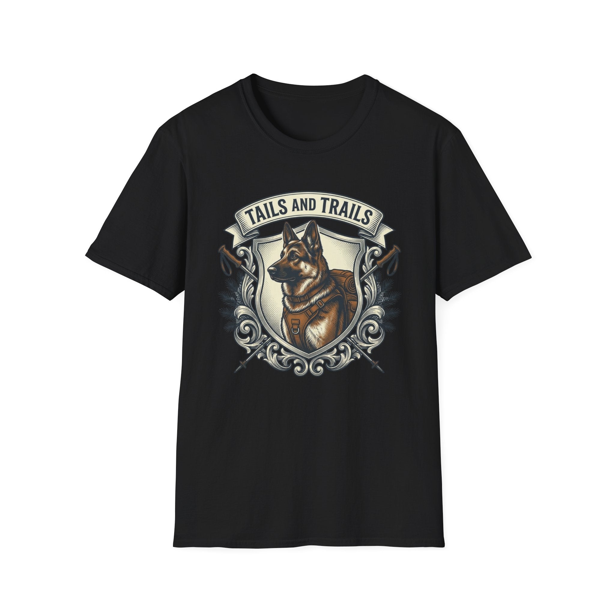 Tails and Trails Heraldic T-Shirt