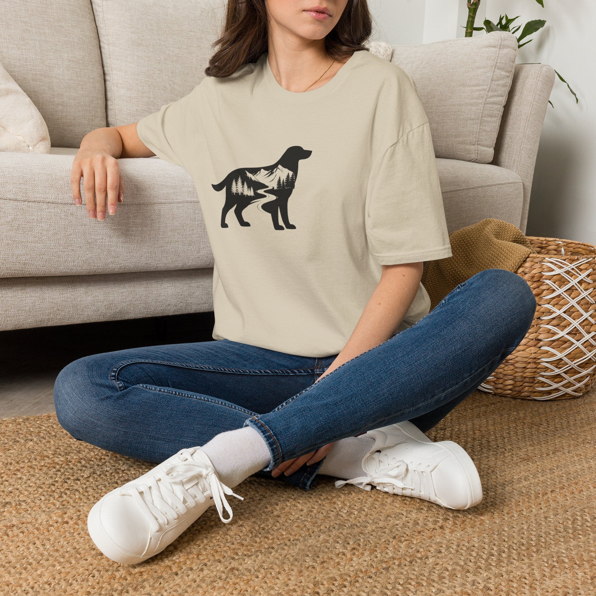 Dog Silhouette Foret T-Shirt