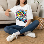 Neon Adventure Dog T-Shirt