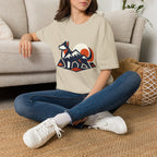 Geometric Dog Mountain T-Shirt