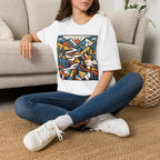 Geometric Mountain Dog T-Shirt