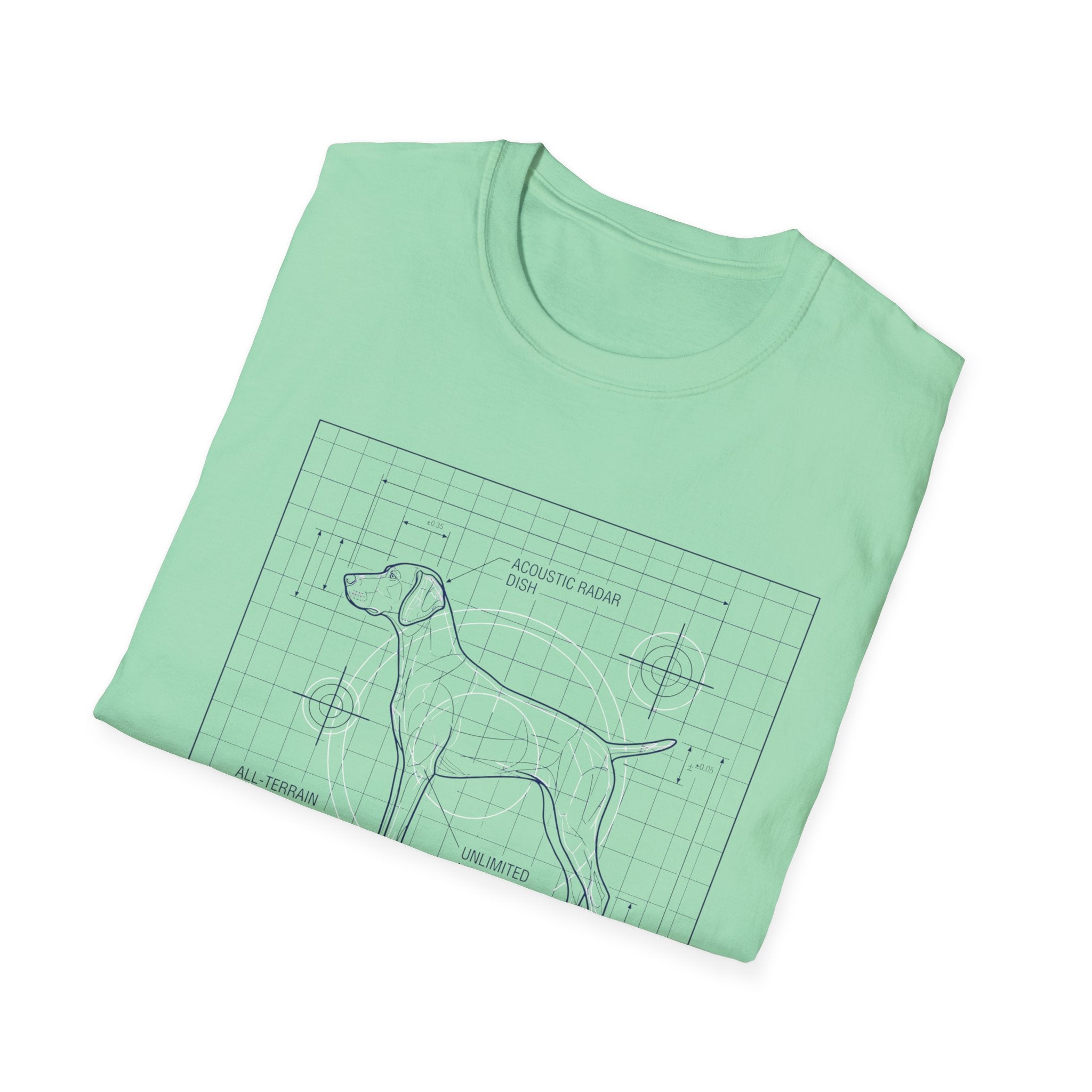 Canine Trail Unit BlueprintT-Shirt