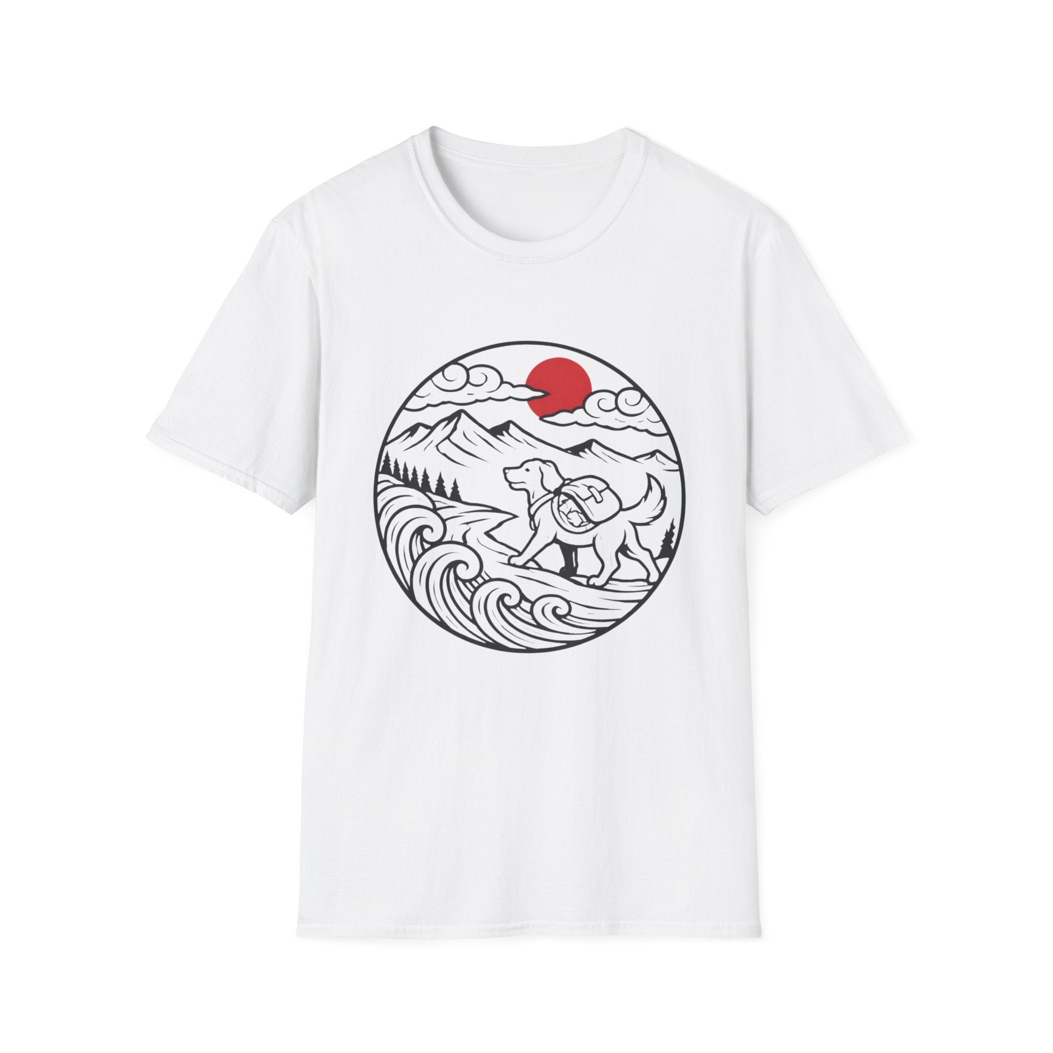 Moonlit Trail Dog T-Shirt
