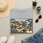 Geometric Mountain Dog T-Shirt