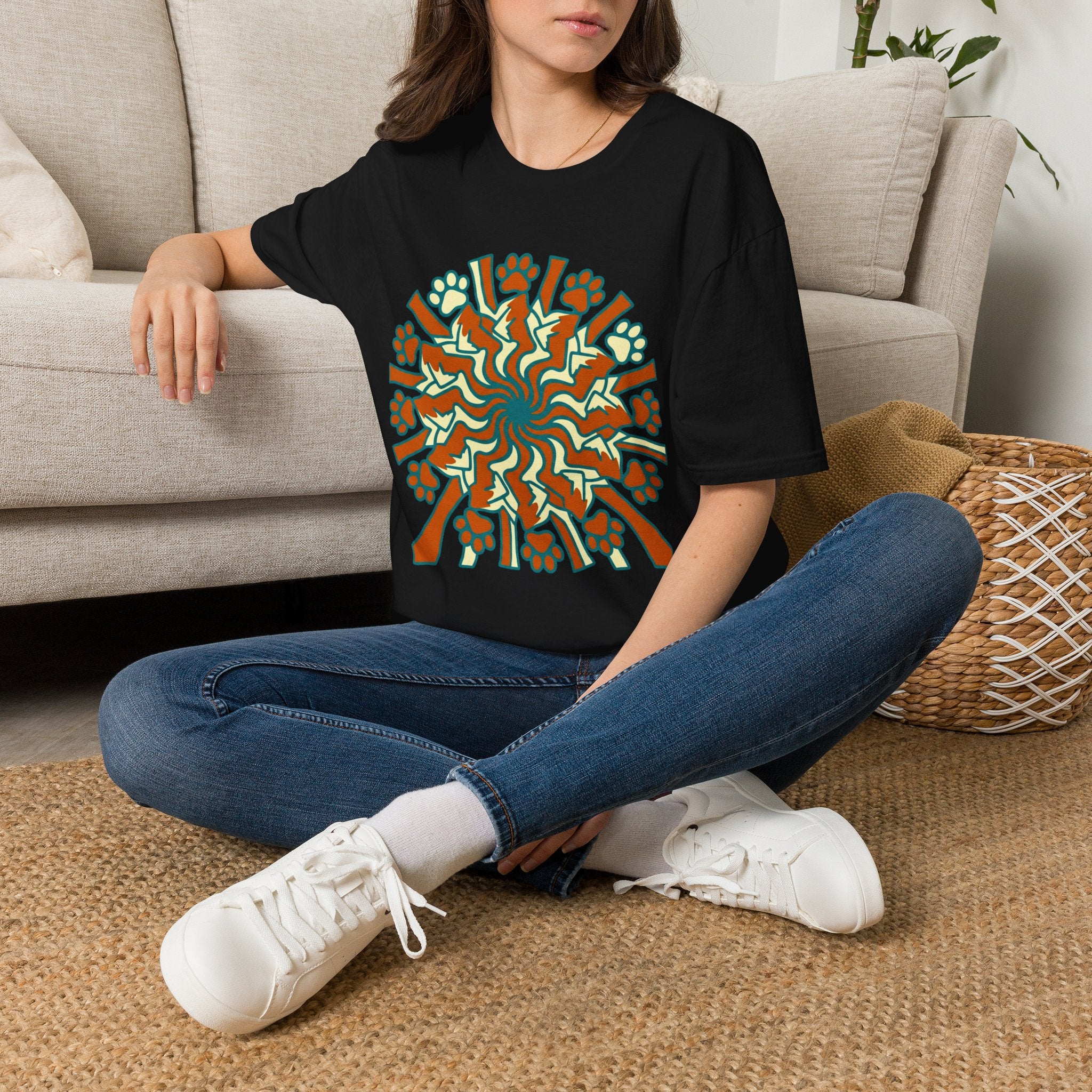 Paw Print Burst T-Shirt