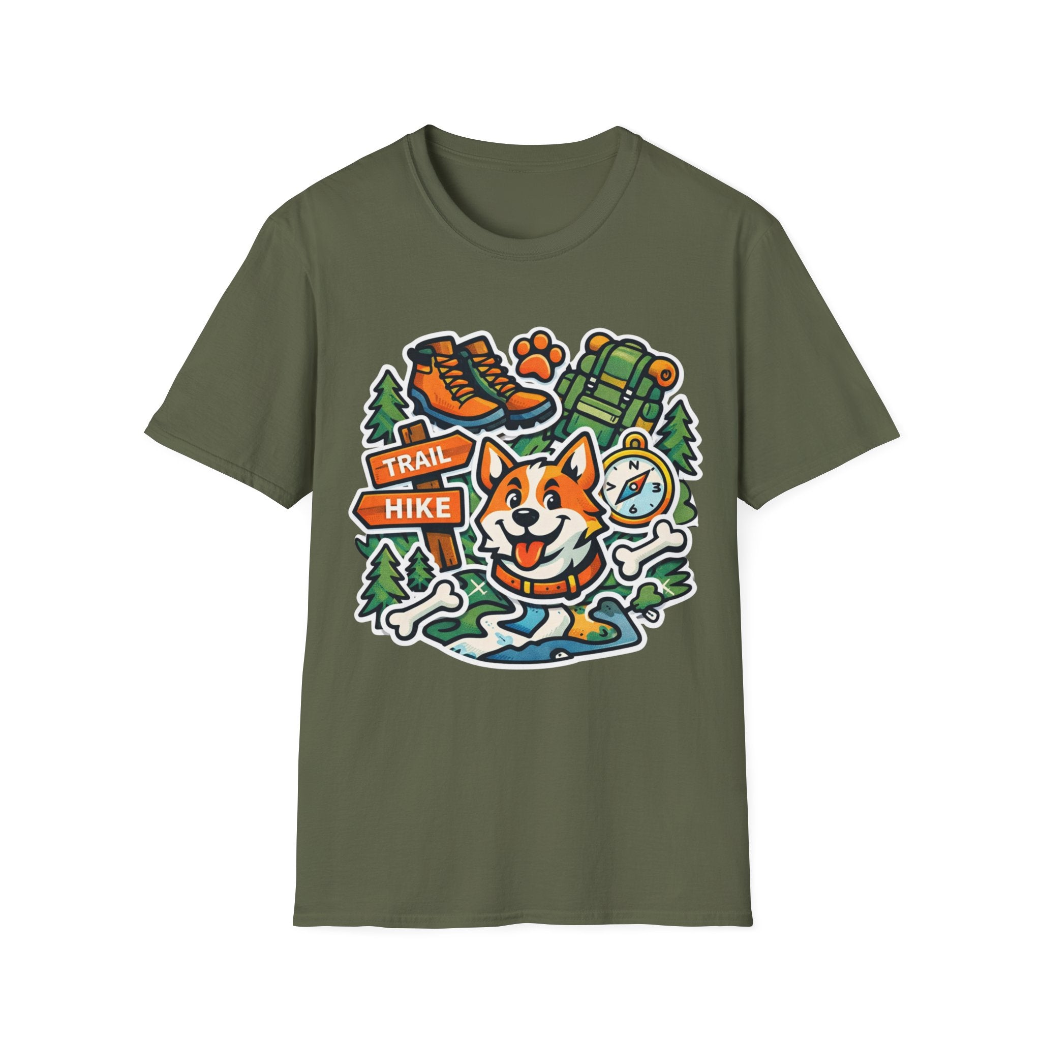 Trail Hike Dog T-Shirt
