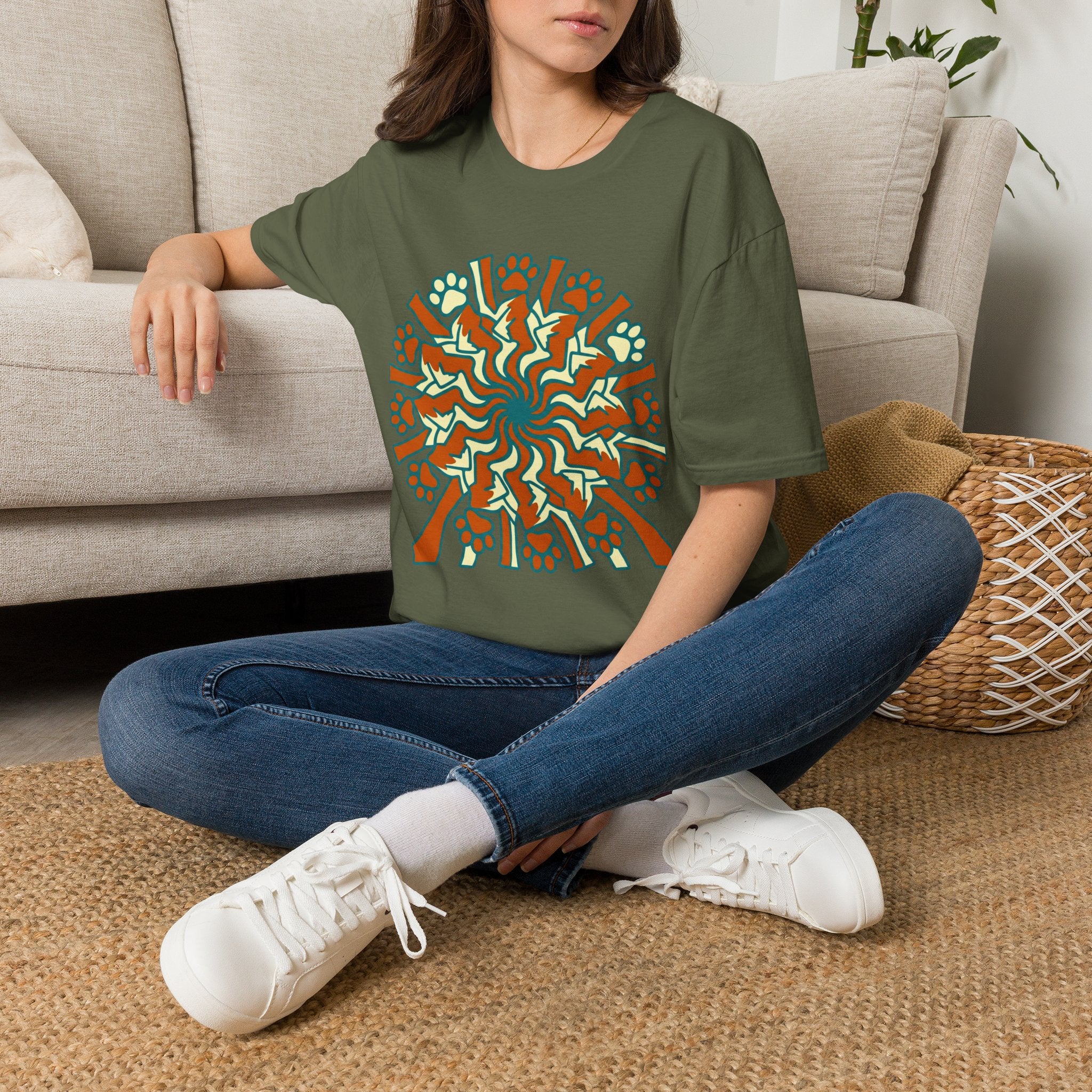 Paw Print Burst T-Shirt