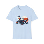 Geometric Dog Mountain T-Shirt