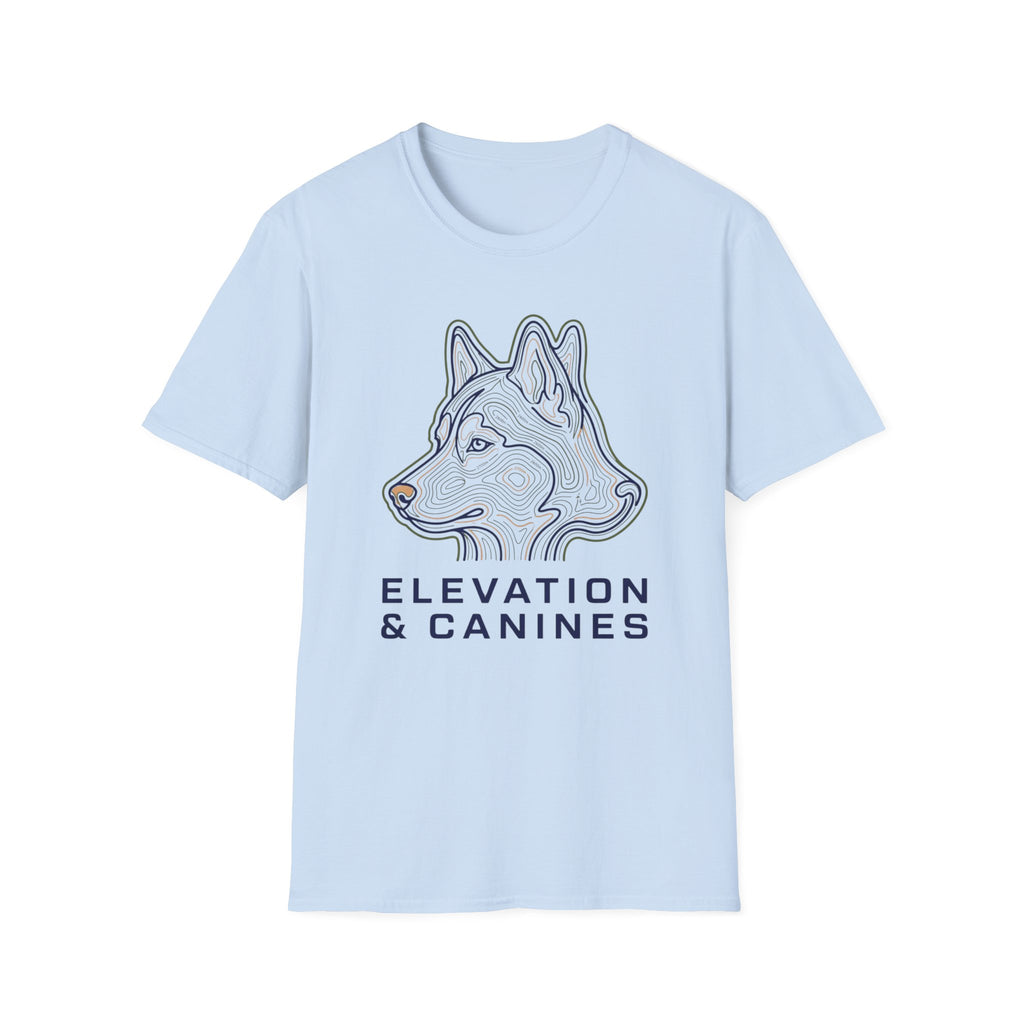 Topographic Dog Head T-Shirt