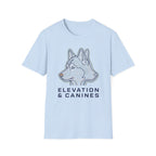 Topographic Dog Head T-Shirt