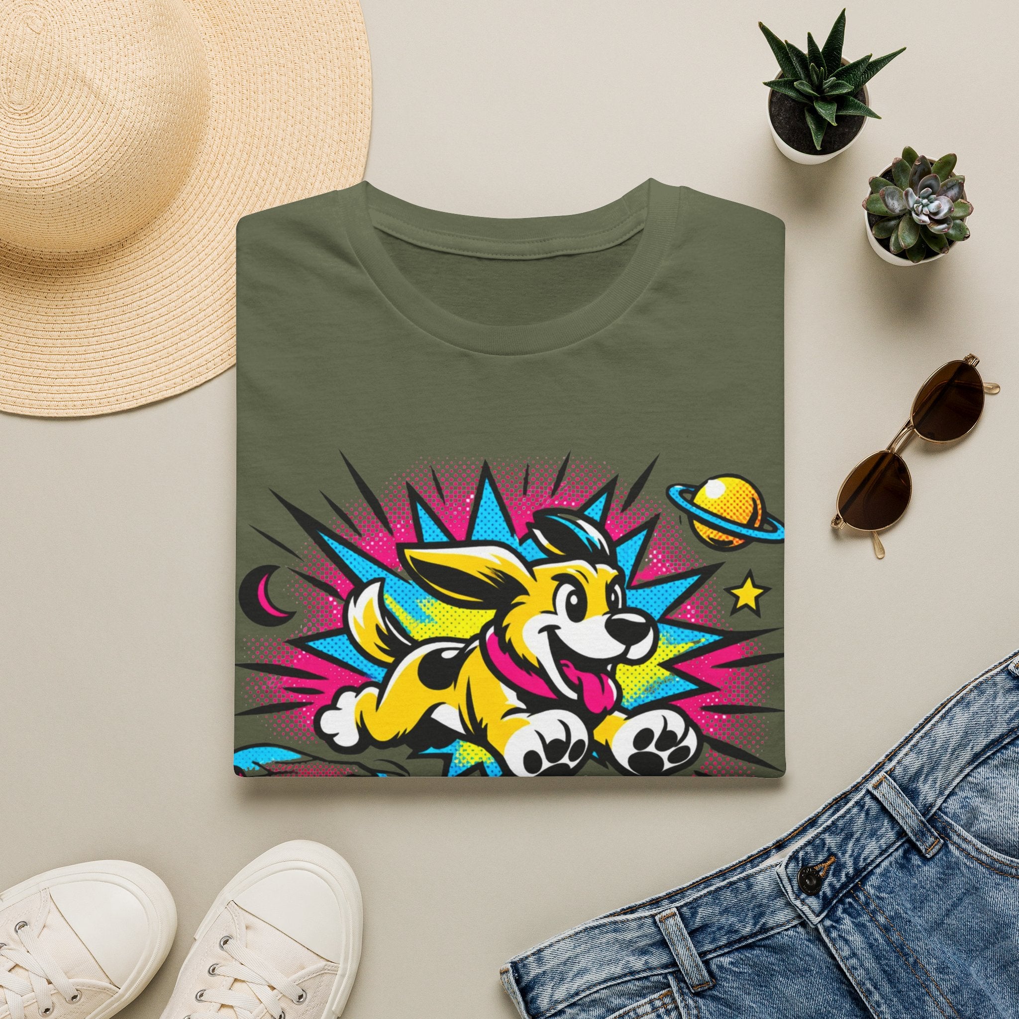 Cosmic Trail Dog T-Shirt