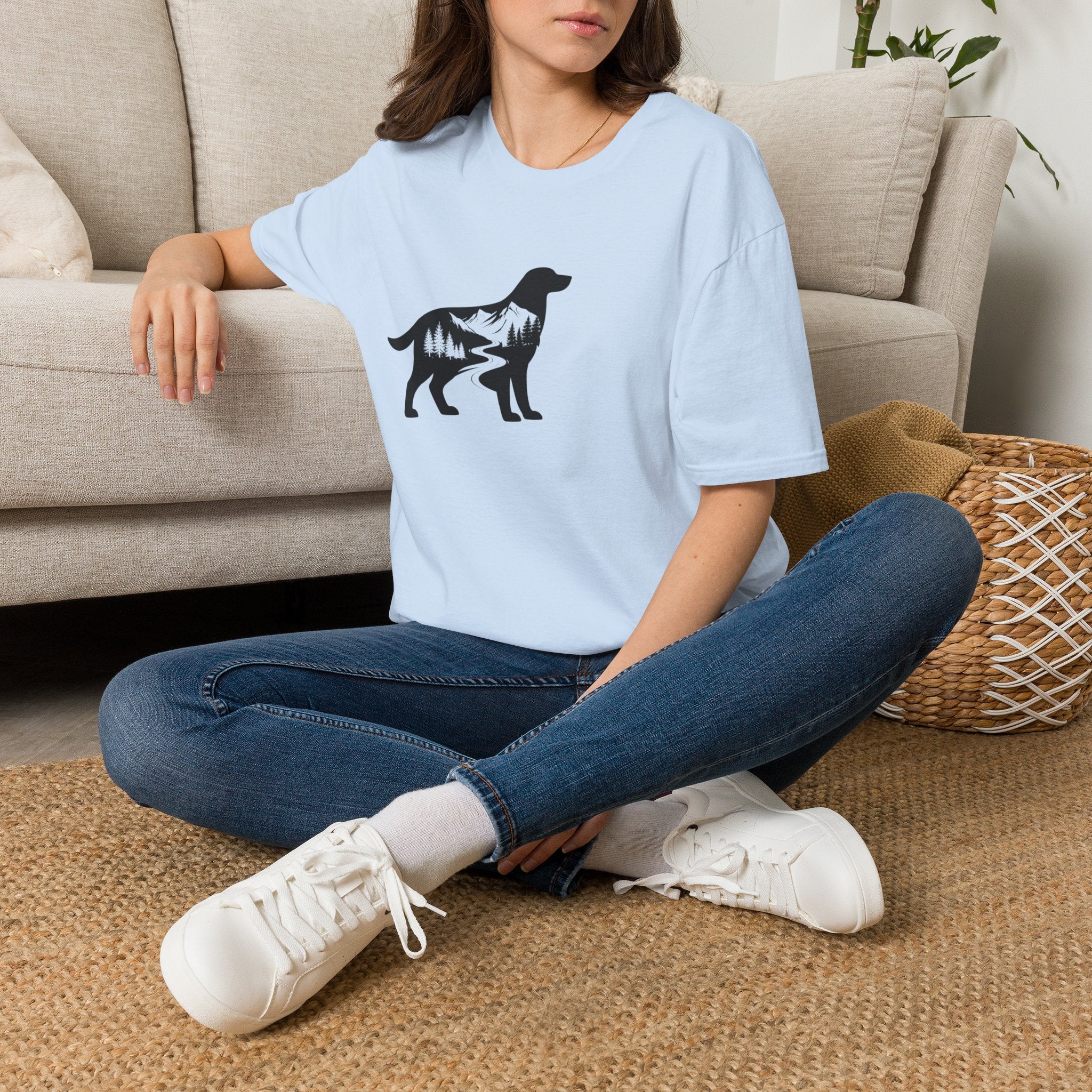 Dog Silhouette Foret T-Shirt