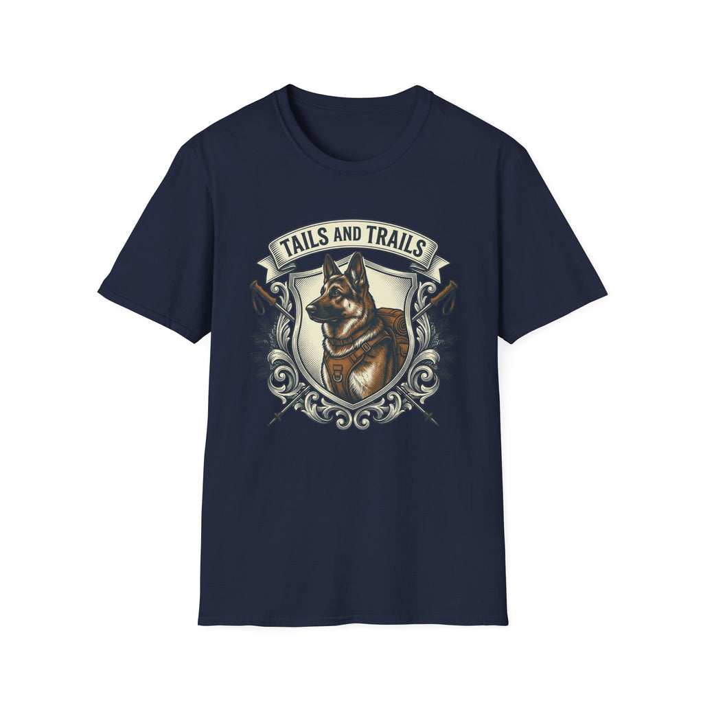 Tails and Trails Heraldic T-Shirt