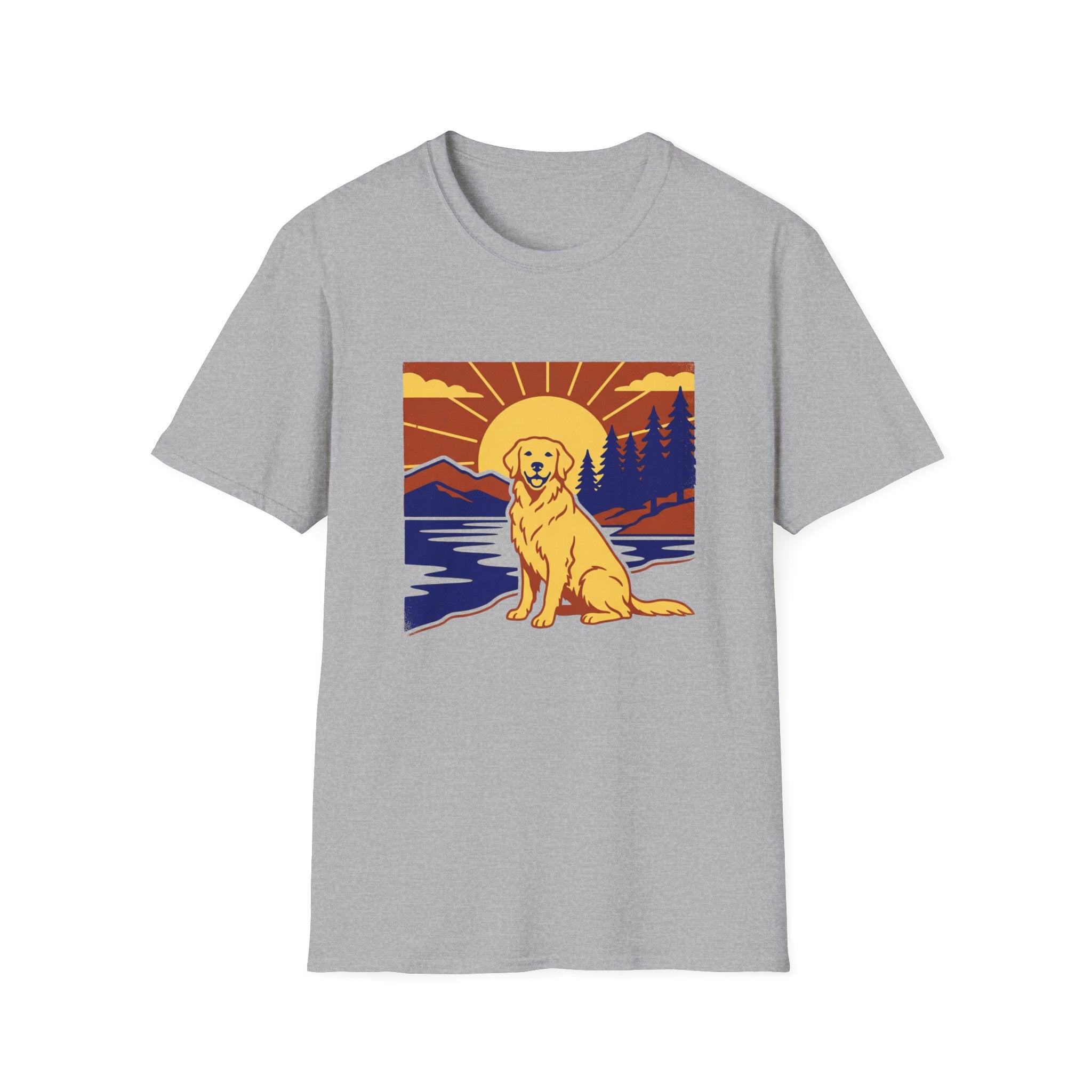 Sunset Mountain Retriever T-Shirt