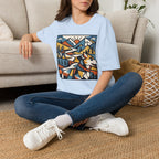 Geometric Mountain Dog T-Shirt