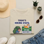 Hiking Stats Dog T-Shirt