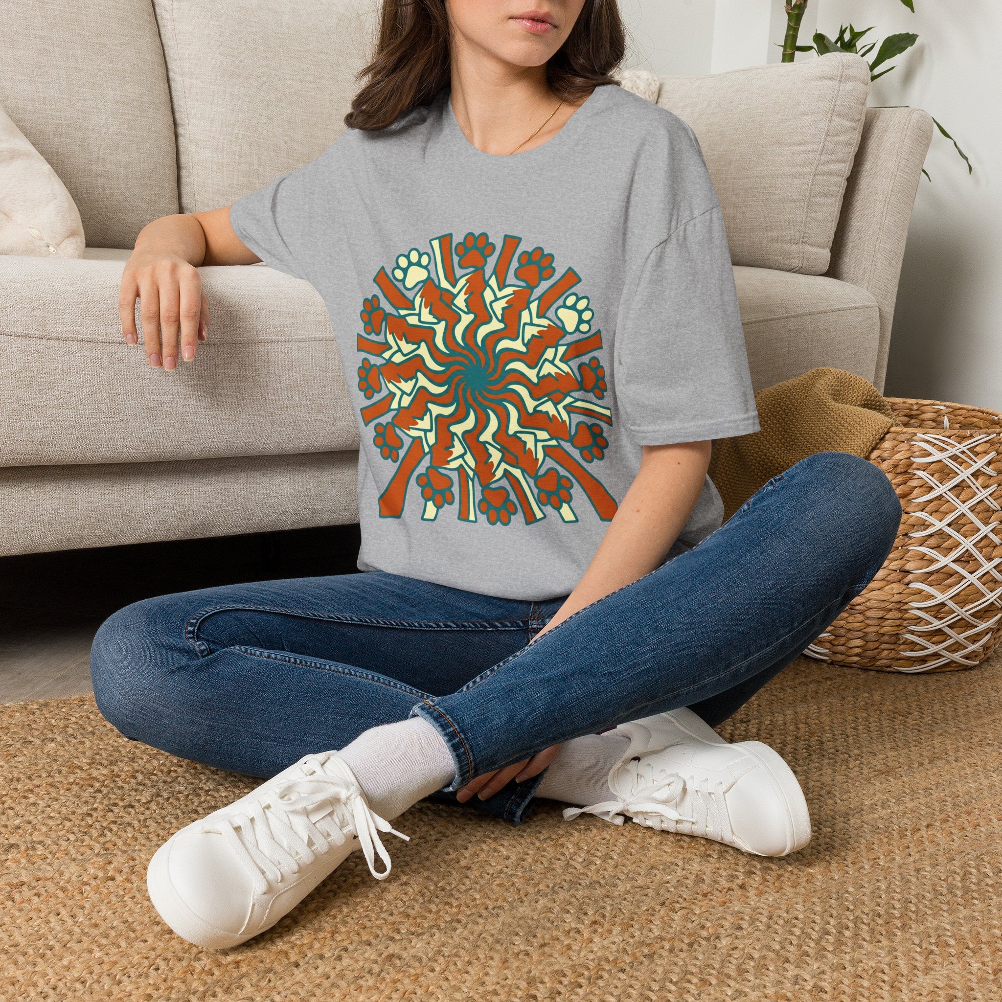 Paw Print Burst T-Shirt