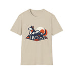 Geometric Dog Mountain T-Shirt