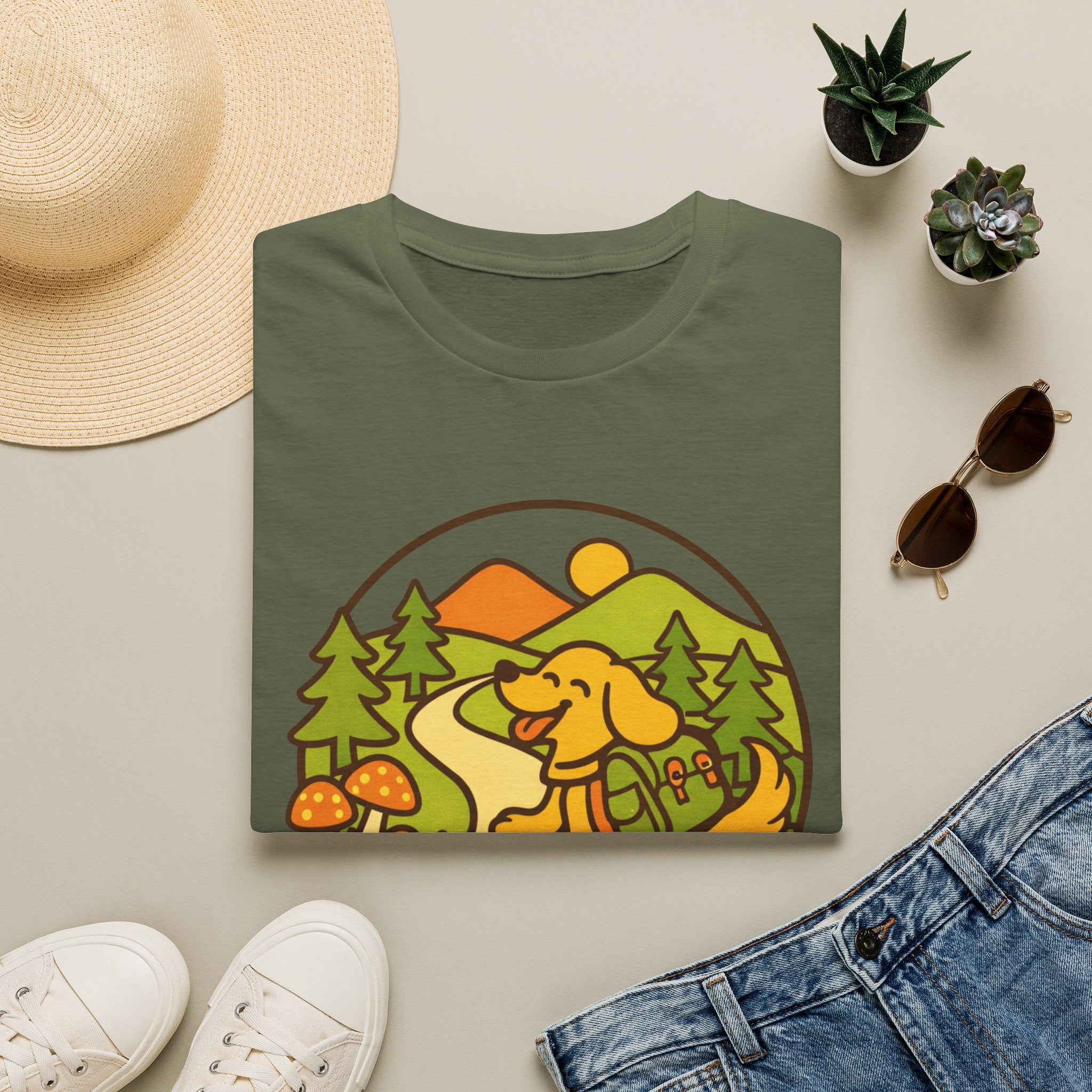 Happy Trail Dog T-Shirt